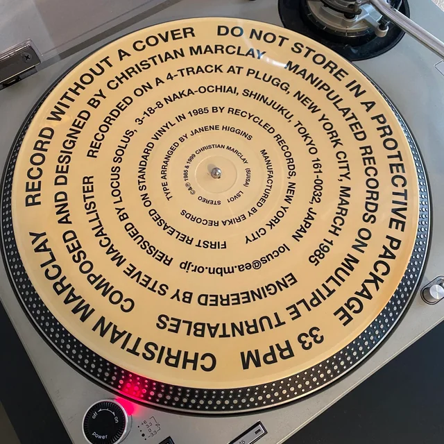 “Record Without A Cover” by Christian Marclay 